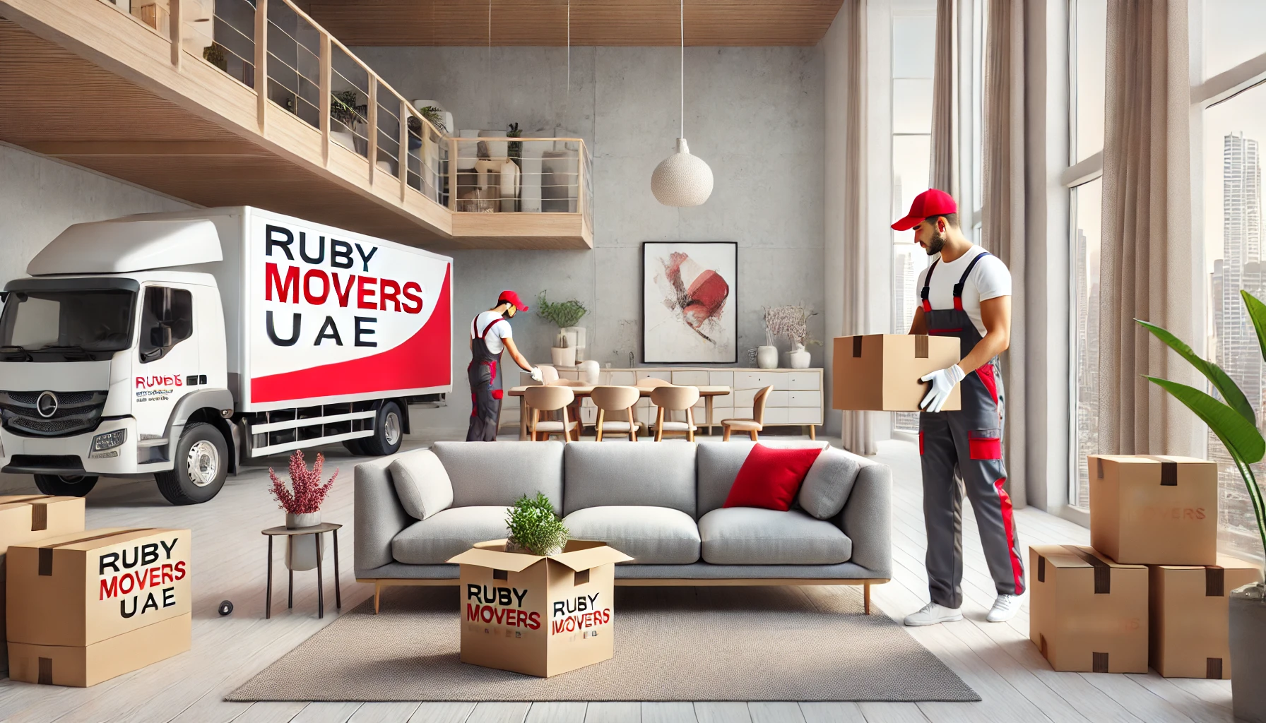 furniture movers in dubai by rubymovers