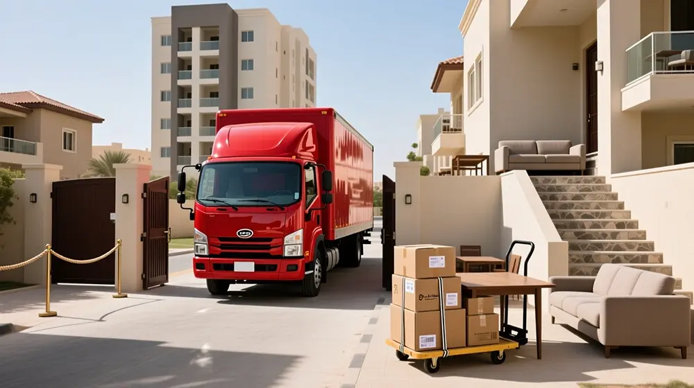 How do furniture movers in Ras Al Khaimah build a proper access profile for a tower or villa?