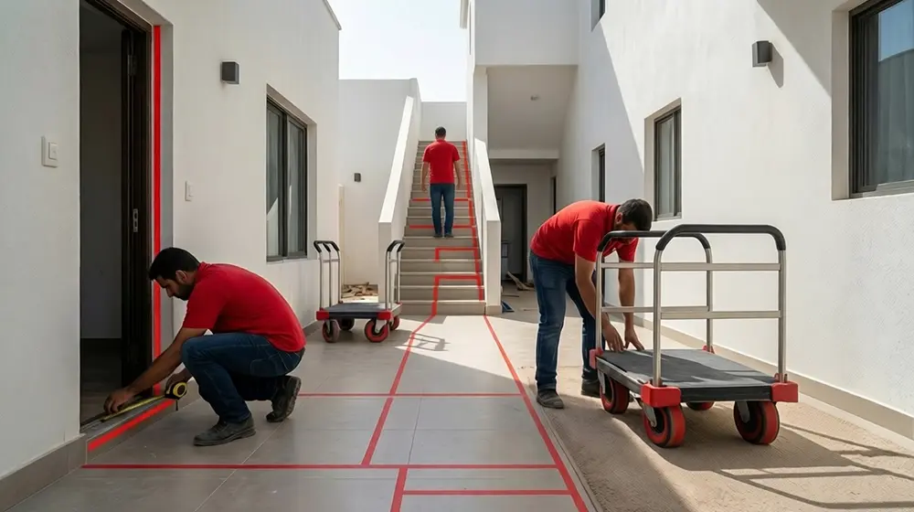 5 bedroom villa movers Dubai — Ruby Movers planning large 5BR villa relocation