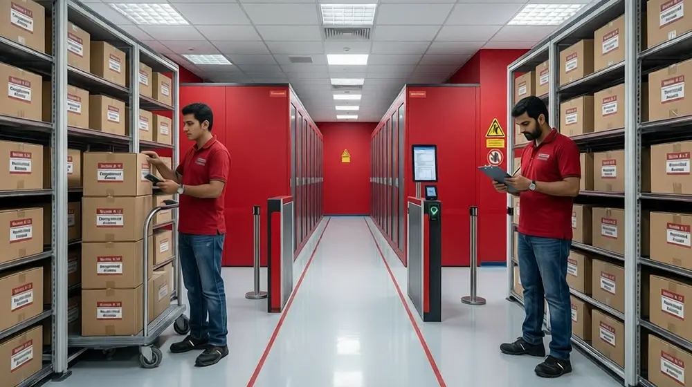 What is short-term office storage in Sharjah?