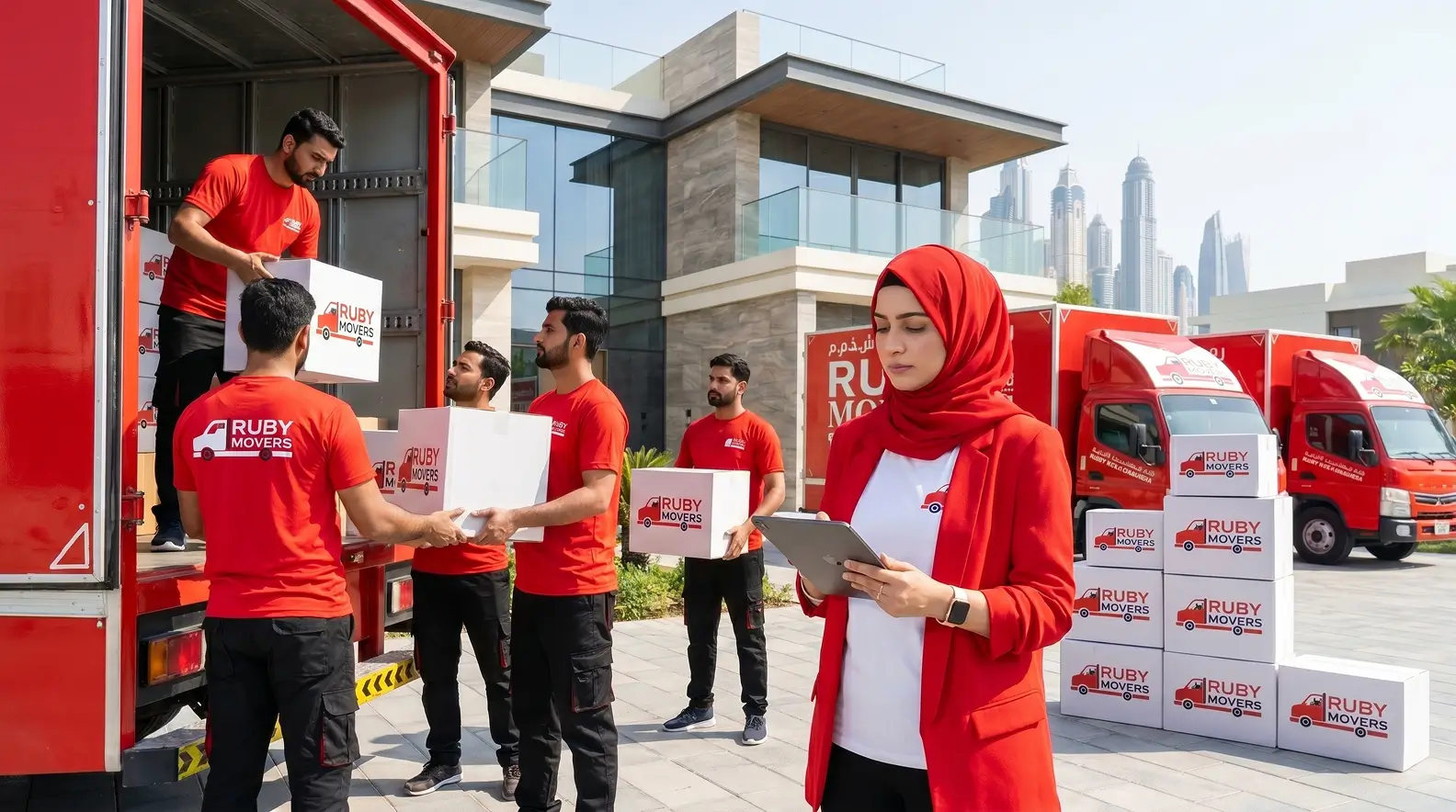 Ruby Movers UAE - Professional moving and packing services in Dubai