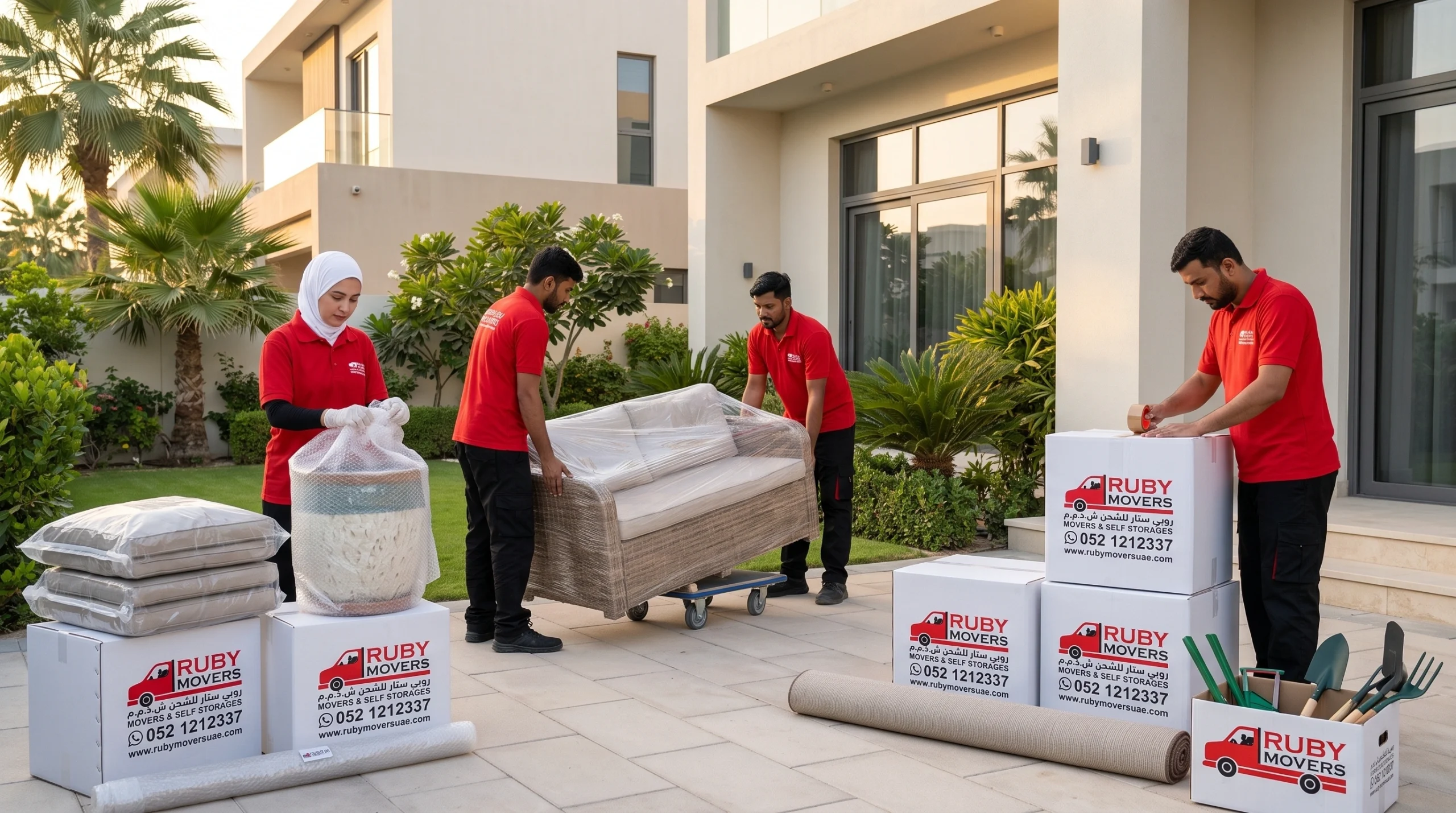 villa moving access Dubai