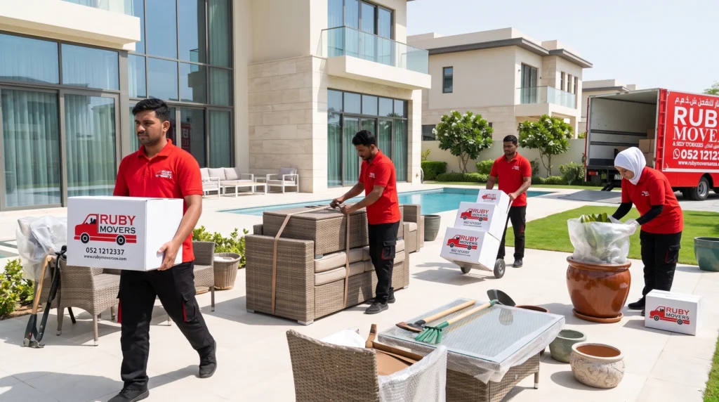 outdoor furniture movers Dubai