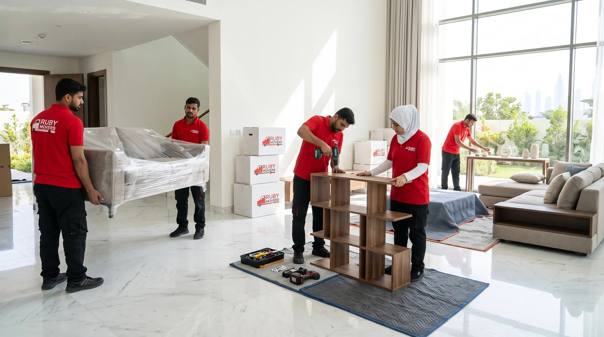 villa moving process Dubai