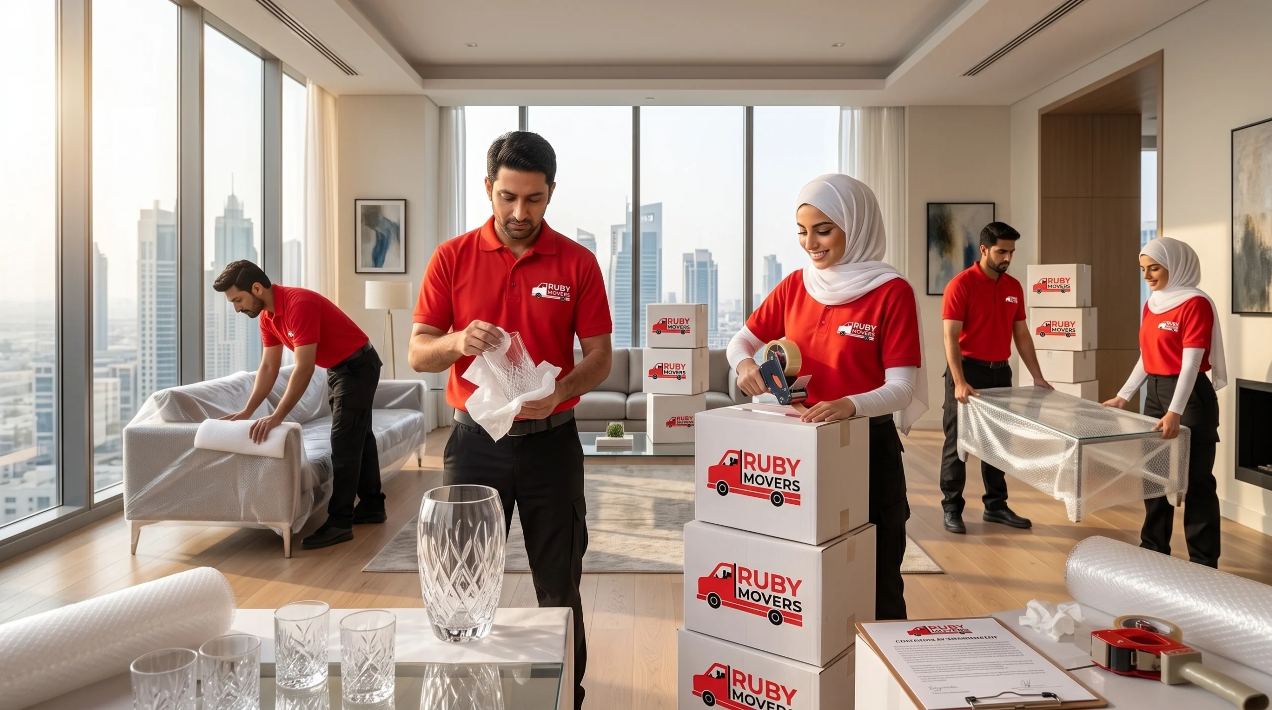 when to book movers dubai
