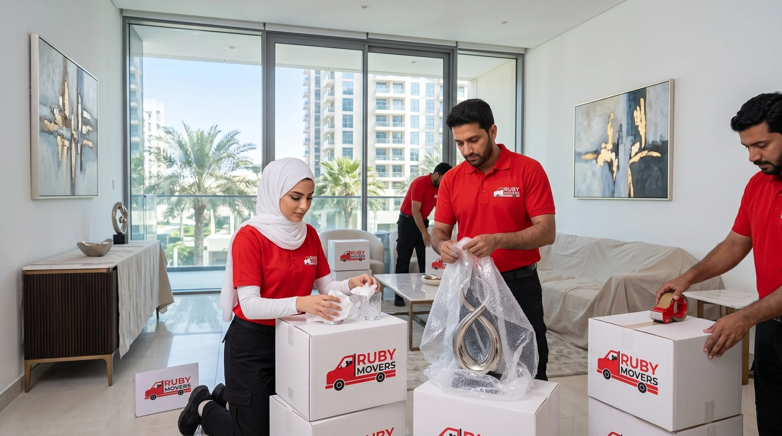 unpacking service dubai