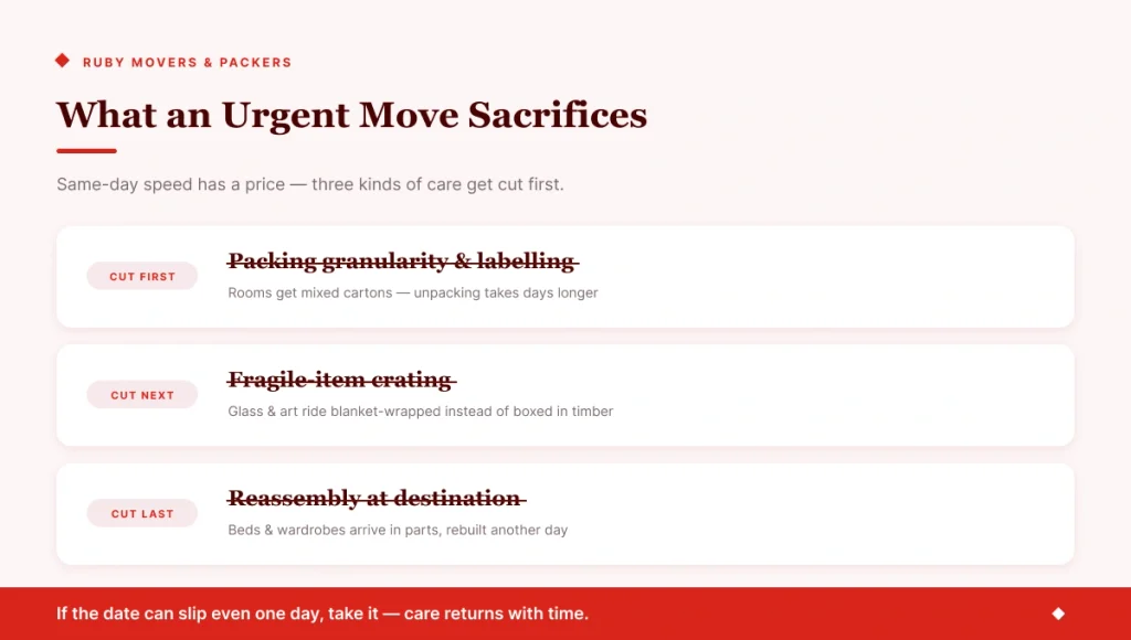 sacrifices of urgent move